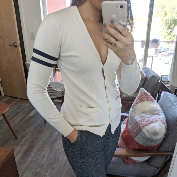 Ralph Lauren Rugby White Cardigan - Picture 3 of 4